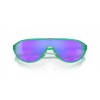 Oakley CMDN Sunglasses Translucent Celeste Frame Prizm Violet Lense