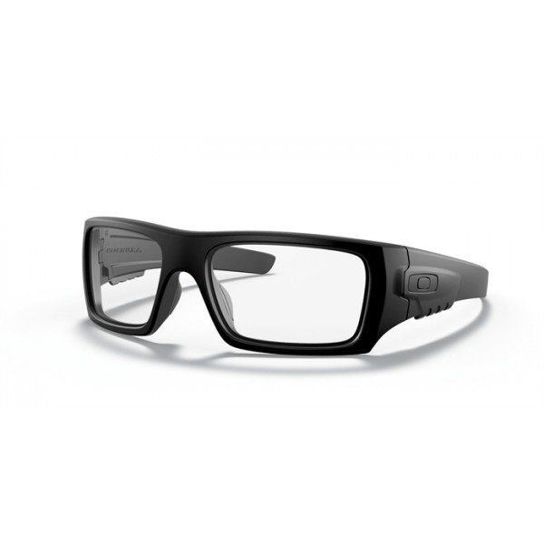 Oakley Det Cord PPE Sunglasses Matte Black Frame Clear Lense