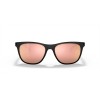 Oakley Leadline Sunglasses Polished Black Frame Prizm Rose Gold Polarized Lense
