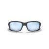 Oakley Straightlink Sunglasses Matte Black Camo Frame Prizm Deep Water Polarized Lense