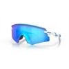 Oakley Encoder Sunglasses Polished White Frame Prizm Sapphire Lense