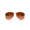Oakley Contrail Sunglasses Satin Rose Gold Frame Prizm Brown Lense