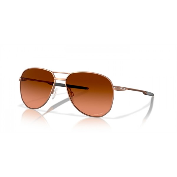 Oakley Contrail Sunglasses Satin Rose Gold Frame Prizm Brown Lense
