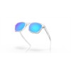 Oakley Ojector Sunglasses Polished Clear Frame Prizm Sapphire Lense