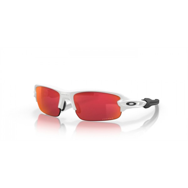 Oakley Flak® XXS Sunglasses Polished White Frame Prizm Field Lense