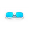 Oakley Flak® XXS Sunglasses Polished White Frame Prizm Sapphire Lense