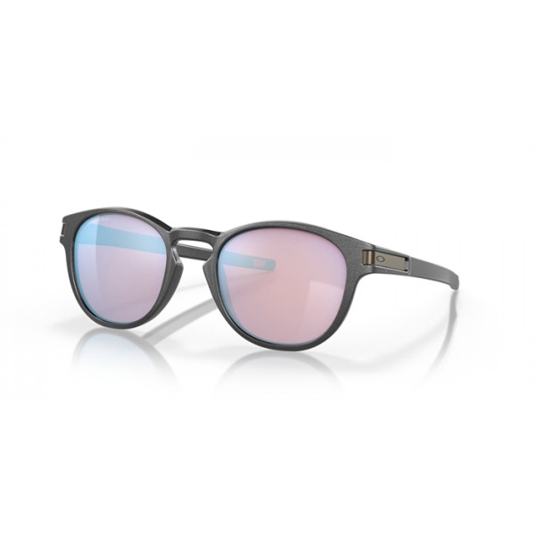 Oakley Latch Sunglasses Steel Frame Prizm Snow Sapphire Lense