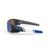 Oakley Detroit Lions Gascan® Sunglasses Matte Black Frame Prizm Sapphire Lense