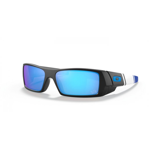 Oakley Detroit Lions Gascan® Sunglasses Matte Black Frame Prizm Sapphire Lense