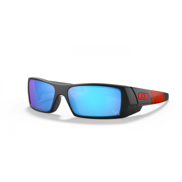 Oakley Houston Texans Gascan® Sunglasses Matte Black Frame Prizm Sapphire Lense