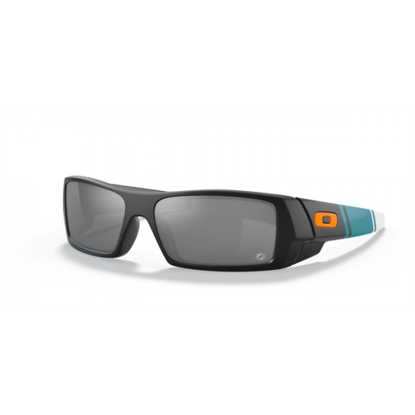 Oakley Miami Dolphins Gascan® Sunglasses Matte Black Frame Prizm Black Lenses