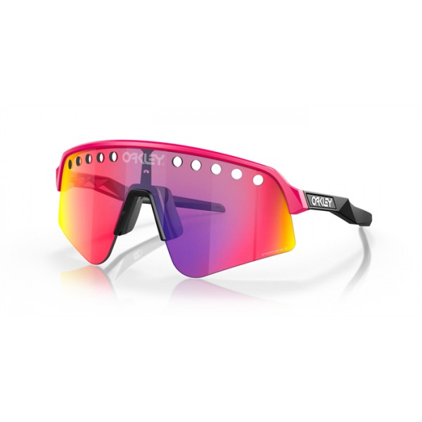 Oakley Sutro Lite Sweep Sunglasses Pink Frame Prizm Road Lense