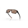 Oakley Mainlink XL Sunglasses Matte Brown Tortoise Frame Prizm Tungsten Polarized Lense