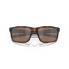 Oakley Mainlink XL Sunglasses Matte Brown Tortoise Frame Prizm Tungsten Polarized Lense