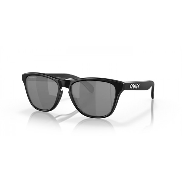 Oakley Frogskins XS Sunglasses Matte Black Frame Prizm Black Polarized Lense