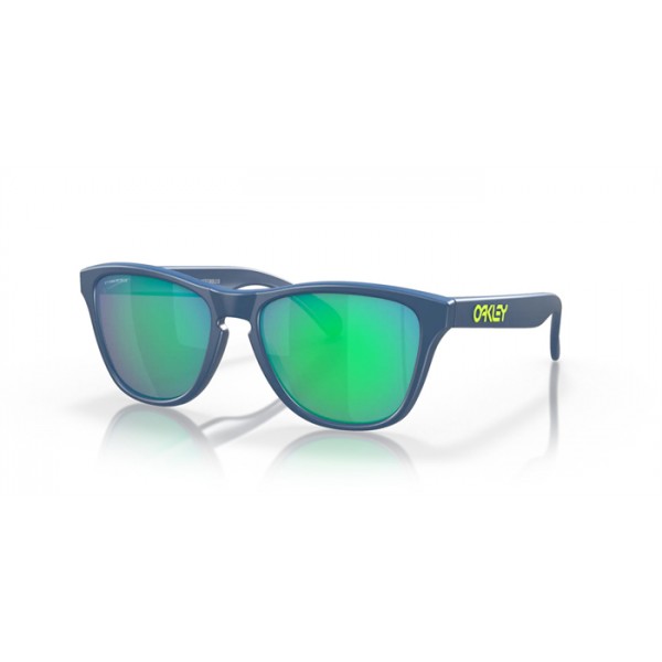 Oakley Frogskins XS Sunglasses Matte Poseidon Frame Prizm Jade Lense
