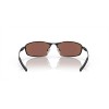 Oakley Whisker Sunglasses Satin Black Frame Prizm Deep Water Polarized Lense