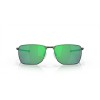 Oakley Ejector Sunglasses Satin Light Steel Frame Prizm Jade Lense