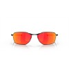 Oakley Savitar Sunglasses Satin Black Frame Prizm Ruby Lense