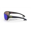 Oakley Split Shot High Resolution Collection Sunglasses Matte Black Frame Prizm Sapphire Polarized Lense