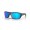 Oakley Split Shot High Resolution Collection Sunglasses Matte Black Frame Prizm Sapphire Polarized Lense
