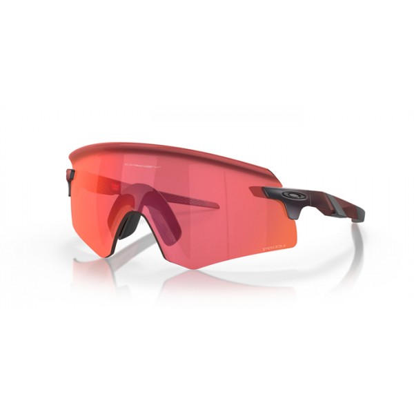 Oakley Encoder Sunglasses Matte Red Colorshift Frame Prizm Trail Torch Lense