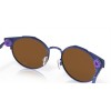 Oakley Deadbolt Sunglasses Matte Navy Frame Prizm Violet Lense