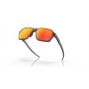 Oakley Parlay Sunglasses Matte Carbon Frame Prizm Ruby Lense