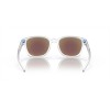 Oakley Ojector Sunglasses Matte Clear Frame Prizm Sapphire Lense