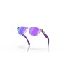 Oakley Frogskins XXS Sunglasses Clear Frame Prizm Violet Lense