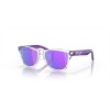 Oakley Frogskins XXS Sunglasses Clear Frame Prizm Violet Lense