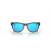 Oakley Frogskins XXS Sunglasses Grey Smoke Frame Prizm Sapphire Lense