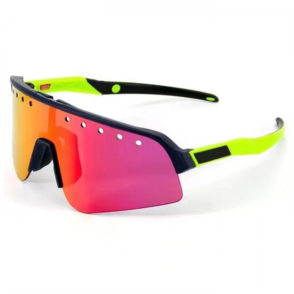 Oakley Sutro Lite Sweep Sunglasses Black/Yellow Frame Prizm Road Lense