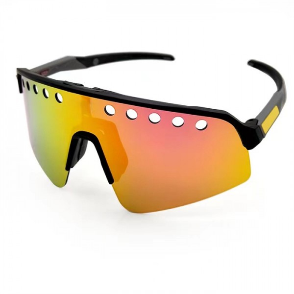Oakley Sutro Lite Sweep Sunglasses Black Frame Prizm Orange/Pink Lense