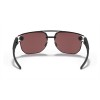 Oakley Chrystl Sunglasses Matte Black Frame Prizm Violet Lens