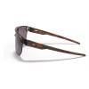 Oakley Chrystl Sunglasses Satin Toast Frame Prizm Grey Lens