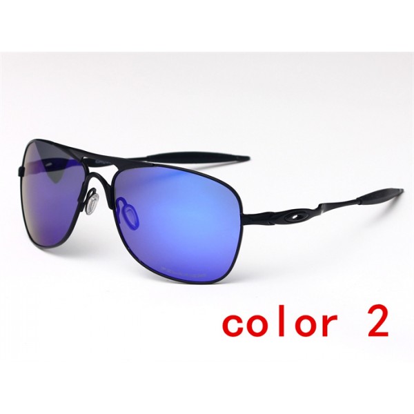 Oakley Crosshair Sunglasses Polarized Black/Blue