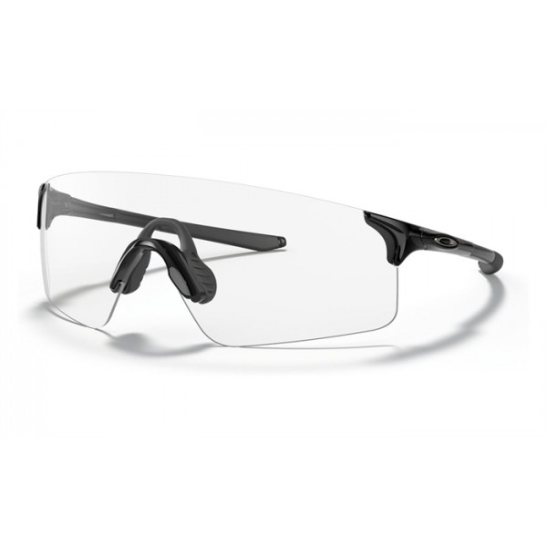 Oakley Evzero Blades Sunglasses Polished Black Frame Clear Lens