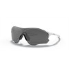 Oakley EVZero Path Low Bridge Fit Sunglasses Pearl White Frame Slate Iridium Lens
