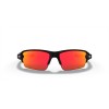 Oakley Flak 2.0 Low Bridge Fit Sunglasses Black Camo Frame Prizm Ruby Lens