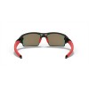 Oakley Flak 2.0 Low Bridge Fit Sunglasses Grey Smoke Frame Prizm Ruby Lens