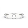 Oakley Flak 2.0 Low Bridge Fit Sunglasses Polished White Frame Clear Lens