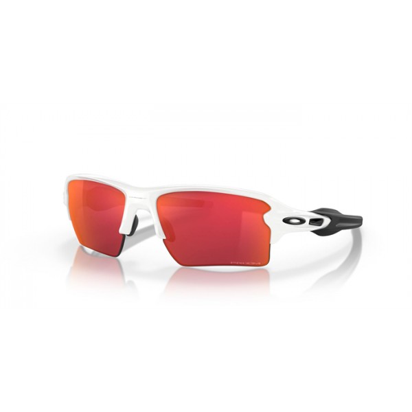 Oakley Flak 2.0 Xl Sunglasses Polished White Frame Prizm Field Lens
