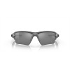 Oakley Flak 2.0 XL Sunglasses Steel Frame Prizm Black Polarized Lens