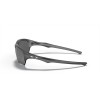 Oakley Flak Beta Low Bridge Fit Sunglasses Steel Frame Prizm Black Polarized Lens