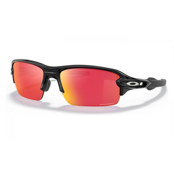 Oakley Flak Xs Youth Fit Sunglasses Polished Black Frame Prizm Field Lens