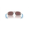 Oakley Flak XXS Youth Fit Sunglasses Polished White Frame Prizm Sapphire Lens