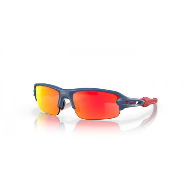 Oakley Flak XXS Youth Fit Sunglasses Poseidon Frame Prizm Ruby Lens