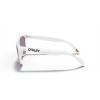 Oakley Frogskins Frogskins 35th Anniversary Low Bridge Fit Sunglasses Polished White Frame Prizm Grey Lens