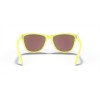 Oakley Frogskins Frogskins 35th Anniversary Low Bridge Fit Sunglasses Matte Neon Yellow Frame Prizm Sapphire Lens